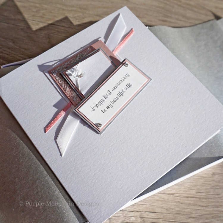 1st wedding anniversary hot sale cards for wife